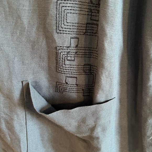 Cubavera Blue Shirt. Size M. - Picture 4 of 9